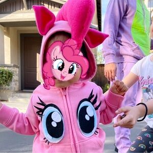 Toddler Girls My Little Pony Pinky Pie DIY Halloween Costume 18-24 m